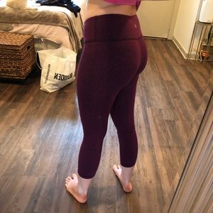 Lululemon wunder under cropped leggings